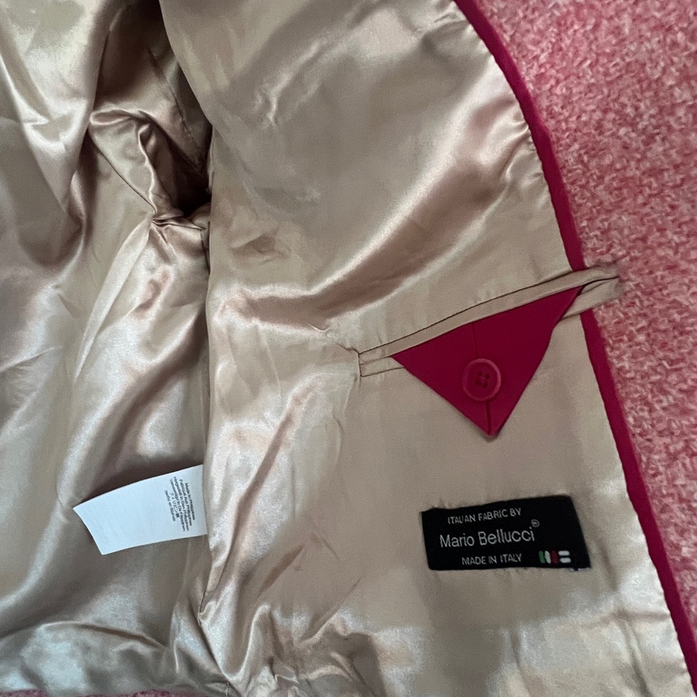 J Crew Collection Cropped Lady Jacket in Italian wool-blend bouclé 4 Pink BJ941 - Picture 7 of 9